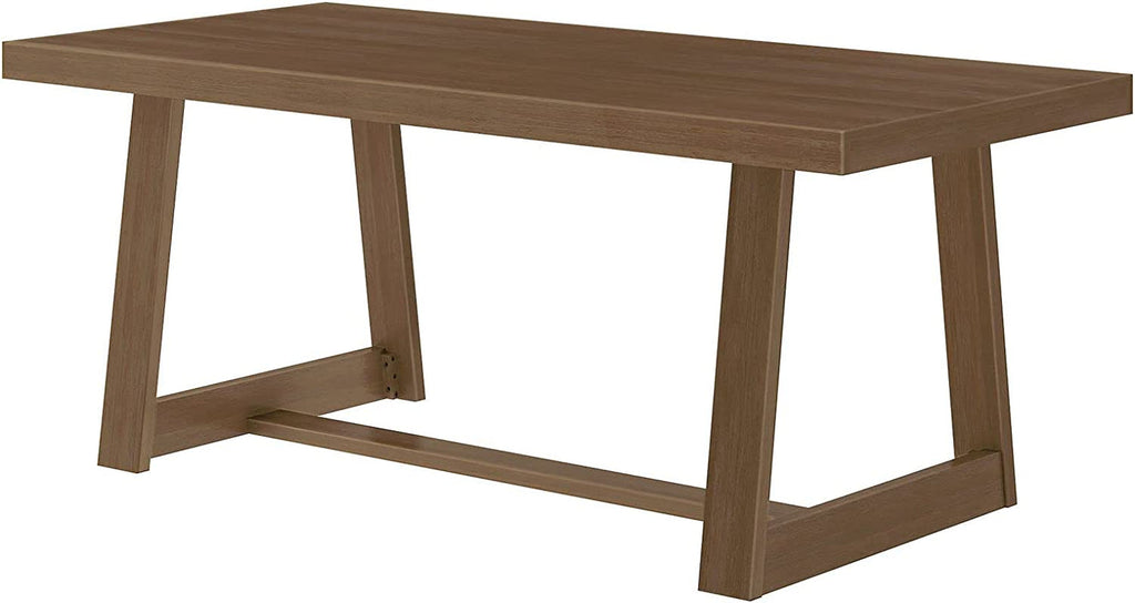 Pecan Wood Dining Table For Six Farmhouse Collection