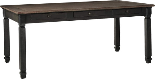 Tyler Creek Farmhouse Dining Table With Drawers Seats 6