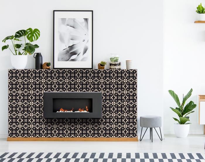 Decorative Tile stickers set of 24 Peel & Stick