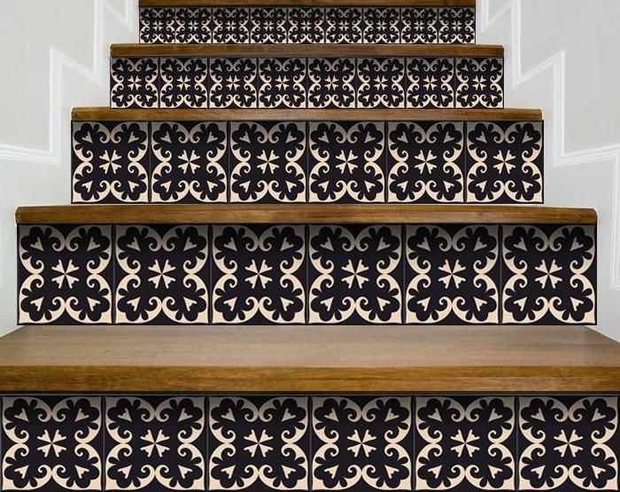 Decorative Tile stickers set of 24 Peel & Stick