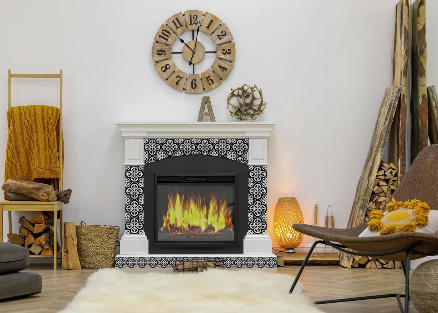 Decorative Tile stickers set of 24 Peel & Stick