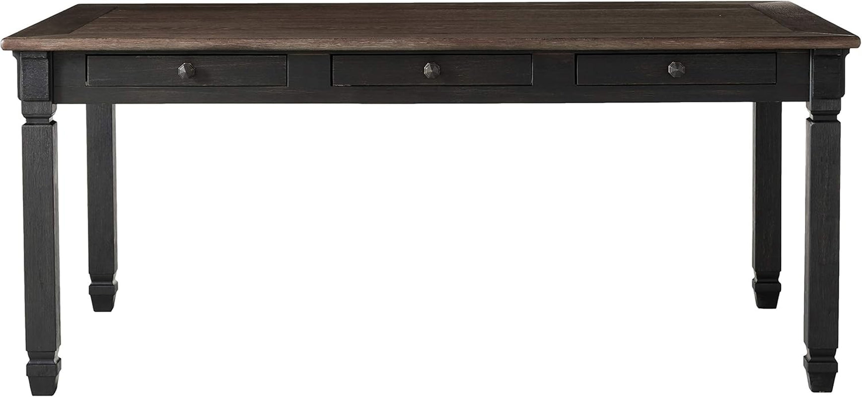 Tyler Creek Farmhouse Dining Table With Drawers Seats 6