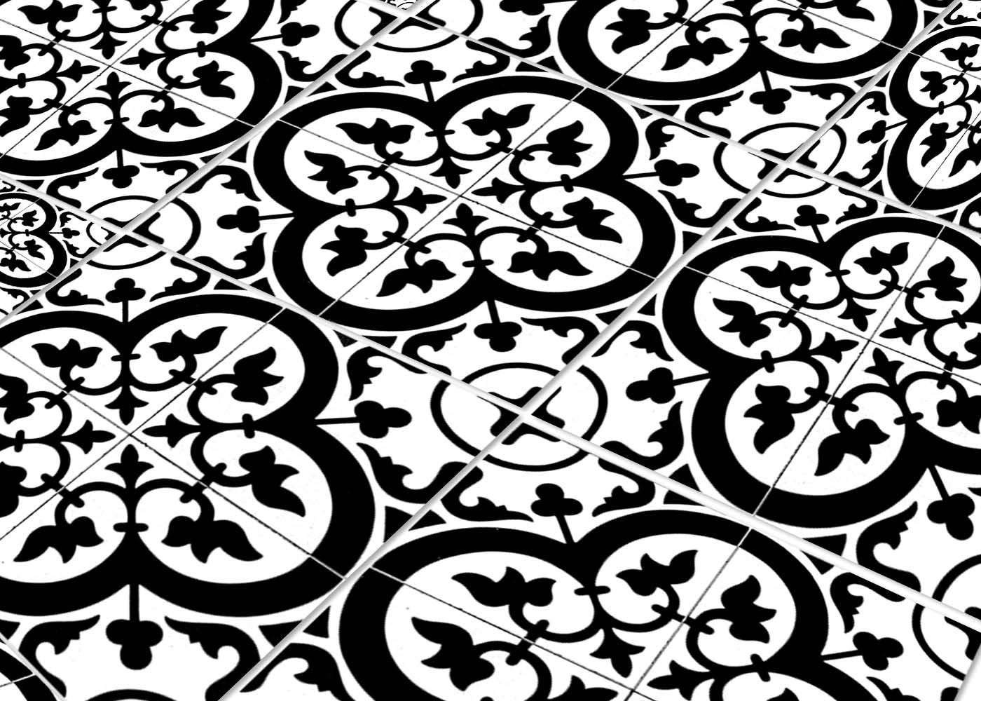 Decorative Tile stickers set of 24 Peel & Stick