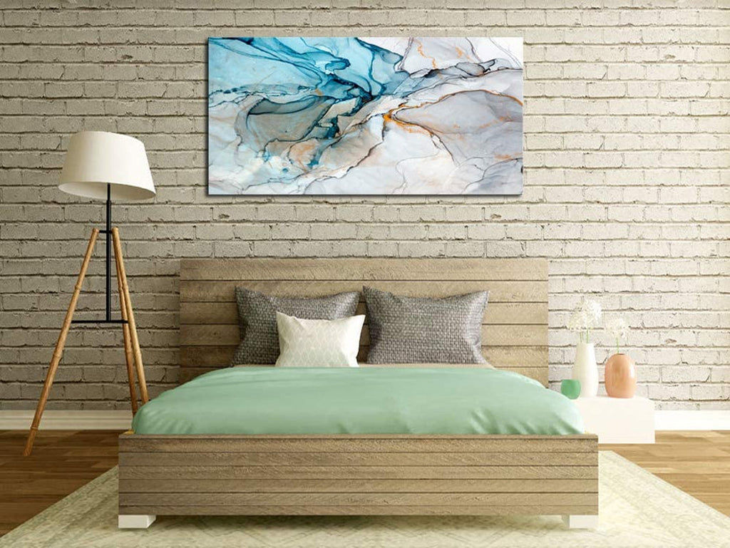 Framed Large 28x56 Inch Abstract Wall Art Giclee Print