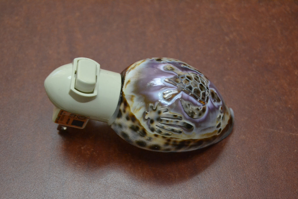 Carved Tiger Turtle Shell Nightlight