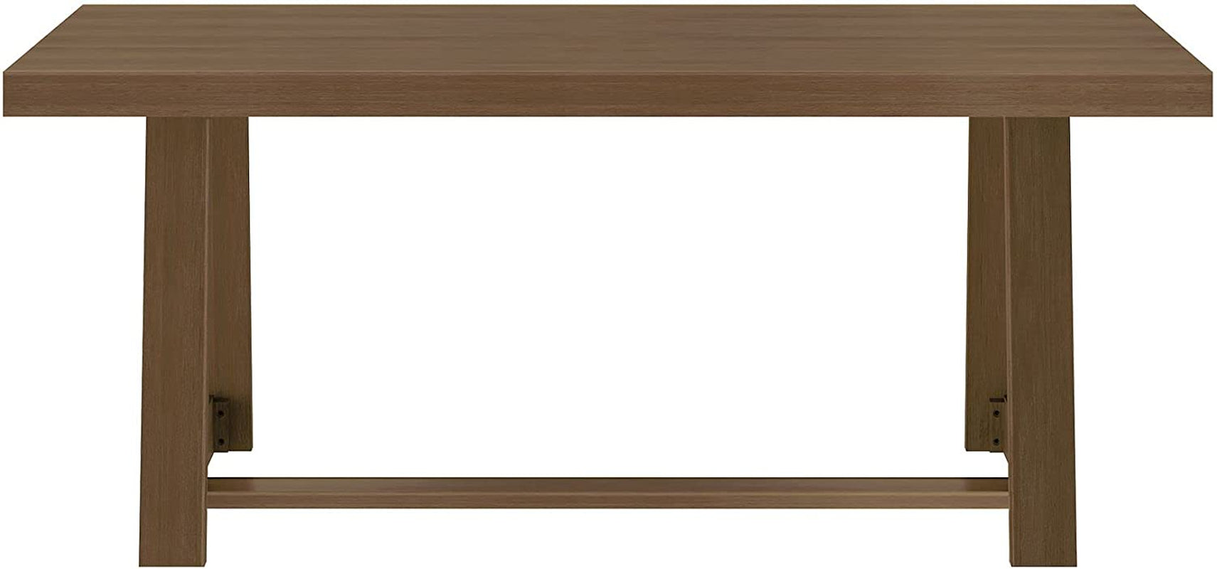 Pecan Wood Dining Table For Six Farmhouse Collection