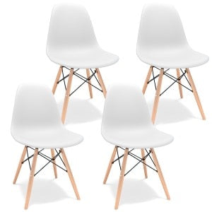 2882Home™ Mid-Century Modern Dining Chair DAW Shell - 4PCS/SET