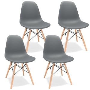 2882Home™ Mid-Century Modern Dining Chair DAW Shell - 4PCS/SET