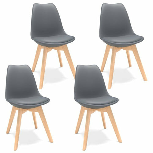 2882Home™ Mid-Century Modern Dining Chair DAW Shell - 4PCS/SET