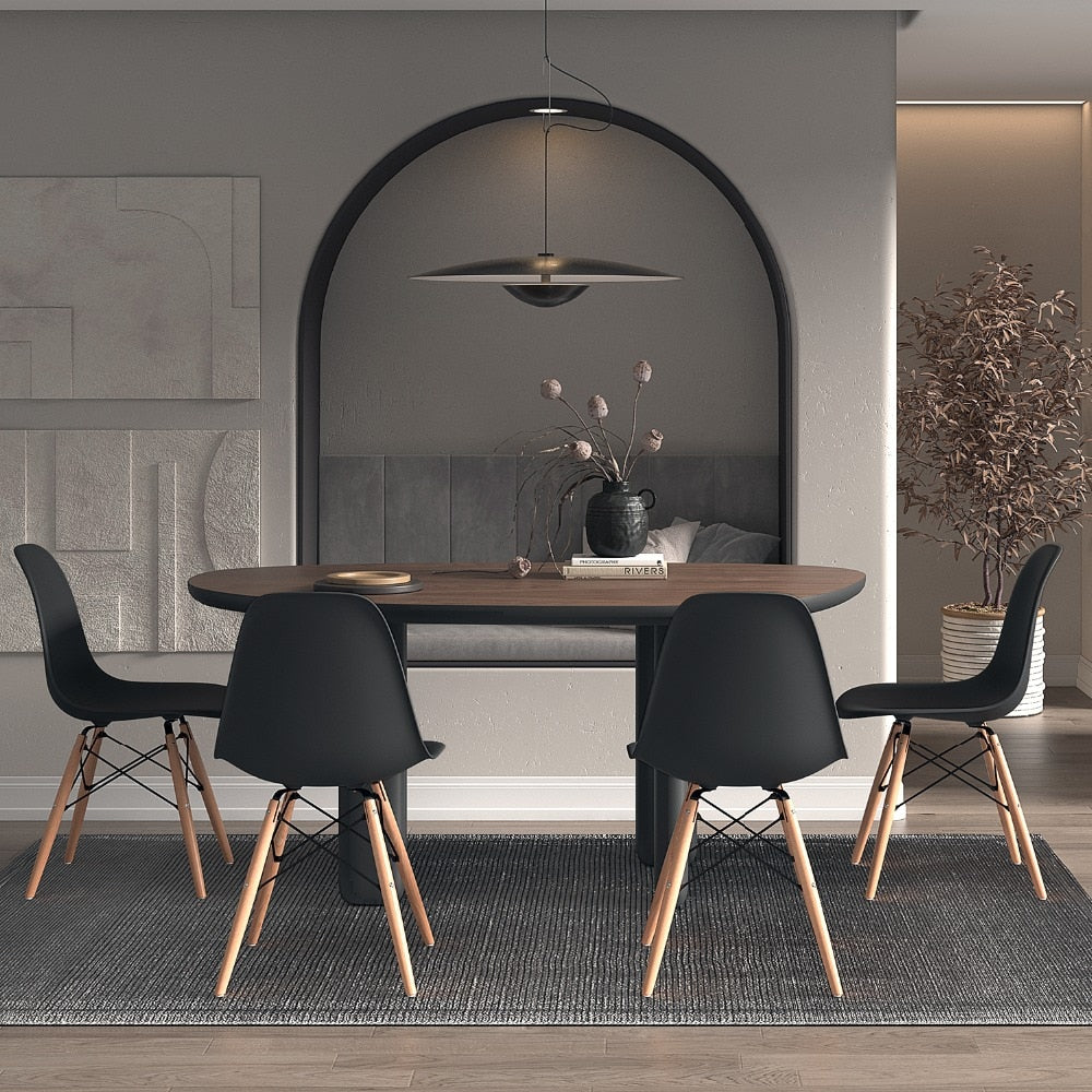 2882Home™ Mid-Century Modern Dining Chair DAW Shell - 4PCS/SET